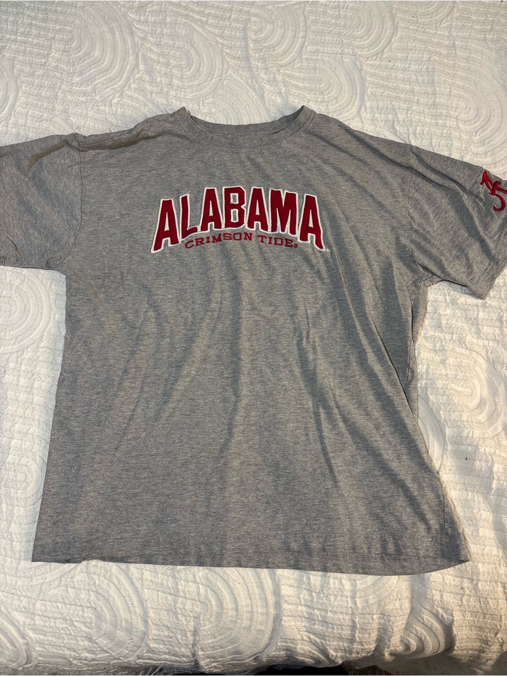 Knights Apparel Gray Alabama Crimson Tide Short Sleeve Tee
